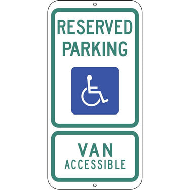 ZING Eco Parking Sign, 24X12, EGP- Model 2704